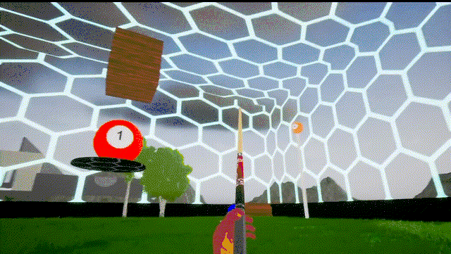 An image of a mobile phone being held up towards the sky with a dot filled map on its screen. In the background a surveillance camera mounted to a utility pole is visible. The image has an overlayed graphic which includes a red box outline around the surveillance camera leading by way of a thin red line to a single dot on the screen of the mobile device.